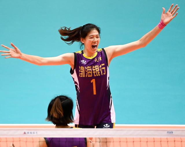 开云app-李盈莹成长+副攻线稳定 天津女排夺全运会第四冠