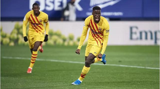 kaiyun-18岁小将锁胜,巴萨客场8连胜距马竞2分